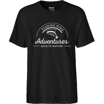 Fishing-King Fishing-King - Adventures 02 T-Shirt Fairtrade T-Shirt - schwarz