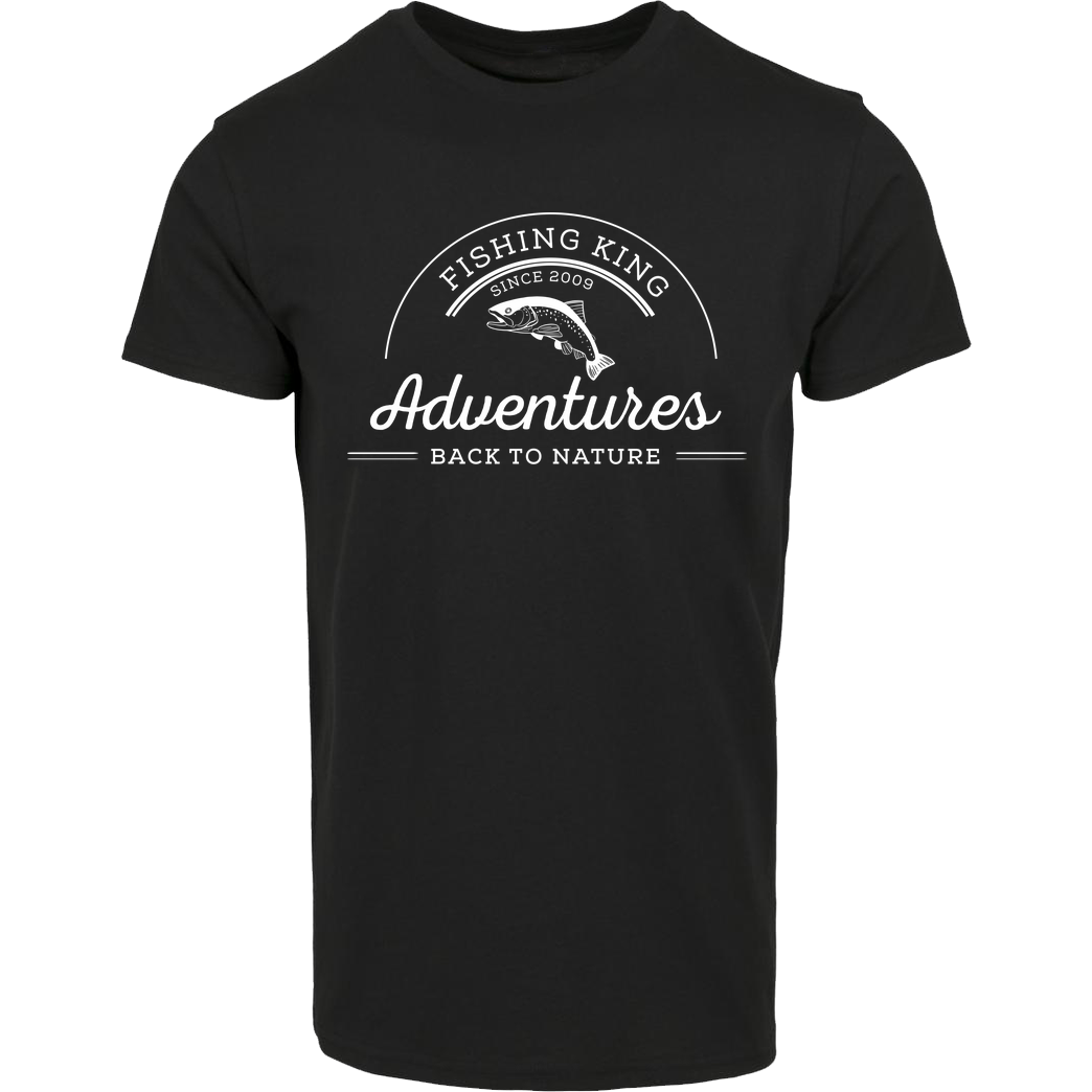 Fishing-King Fishing-King - Adventures 02 T-Shirt Hausmarke T-Shirt  - Schwarz