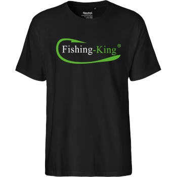 Fishing-King Fishing-King - Logo T-Shirt Fairtrade T-Shirt - schwarz