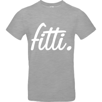 Fittihollywood FittiHollywood - fitti. T-Shirt B&C EXACT 190 - heather grey