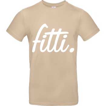 Fittihollywood FittiHollywood - fitti. T-Shirt B&C EXACT 190 - Sand