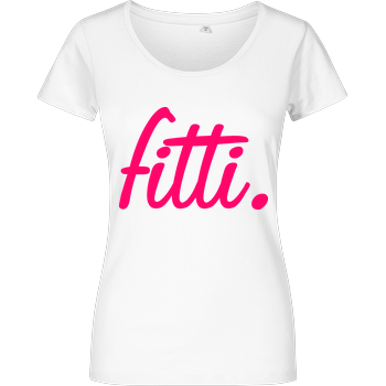 FittiHollywood - fitti. pink Damenshirt weiss