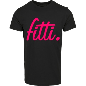 Fittihollywood FittiHollywood - fitti. pink T-Shirt Hausmarke T-Shirt  - Schwarz