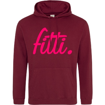 Fittihollywood FittiHollywood - fitti. pink Sweatshirt JH Hoodie - Bordeaux