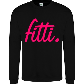 Fittihollywood FittiHollywood - fitti. pink Sweatshirt JH Sweatshirt - Schwarz