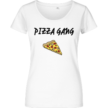 Fittihollywood FittiHollywood- Pizza Gang T-Shirt Damenshirt weiss
