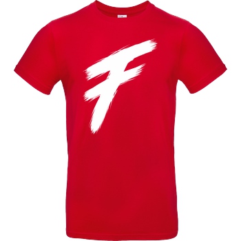 Freasy Freasy - F T-Shirt B&C EXACT 190 - Rot