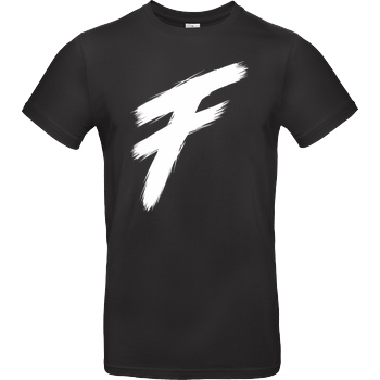 Freasy Freasy - F T-Shirt B&C EXACT 190 - Schwarz