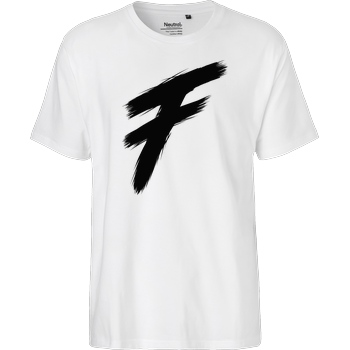 Freasy Freasy - F T-Shirt Fairtrade T-Shirt - weiß