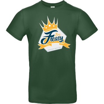 Freasy Freasy - King T-Shirt B&C EXACT 190 - Flaschengrün
