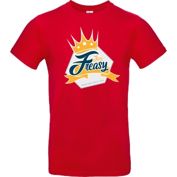 Freasy Freasy - King T-Shirt B&C EXACT 190 - Rot