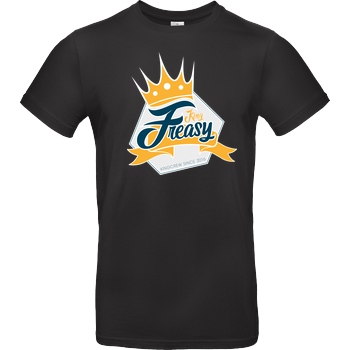 Freasy Freasy - King T-Shirt B&C EXACT 190 - Schwarz