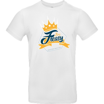 Freasy Freasy - King T-Shirt B&C EXACT 190 - Weiß