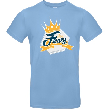 Freasy Freasy - King T-Shirt B&C EXACT 190 - Hellblau