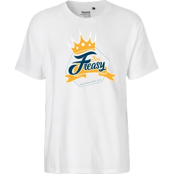 Freasy Freasy - King T-Shirt Fairtrade T-Shirt - weiß