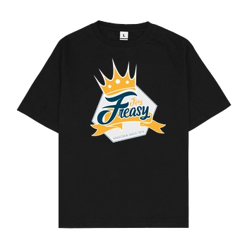 Freasy Freasy - King T-Shirt Oversize T-Shirt - Schwarz