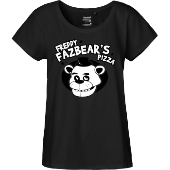 Freddy Fazbear's Pizza Fairtrade Loose Fit Girlie - schwarz