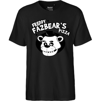 IamHaRa Freddy Fazbear's Pizza T-Shirt Fairtrade T-Shirt - schwarz