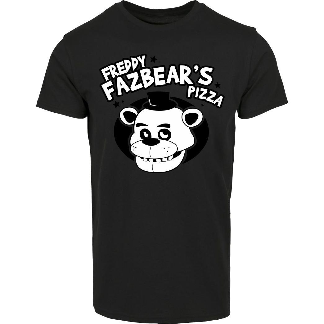 IamHaRa Freddy Fazbear's Pizza T-Shirt Hausmarke T-Shirt  - Schwarz