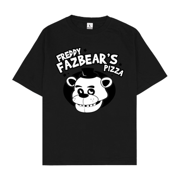 Freddy Fazbear's Pizza Oversize T-Shirt - Schwarz