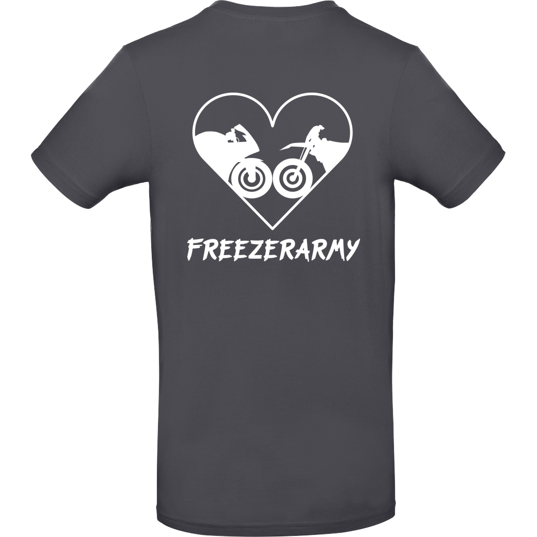 FreezerArmy FreezerArmy - SuperMoto T-Shirt B&C EXACT 190 - Dark Grey