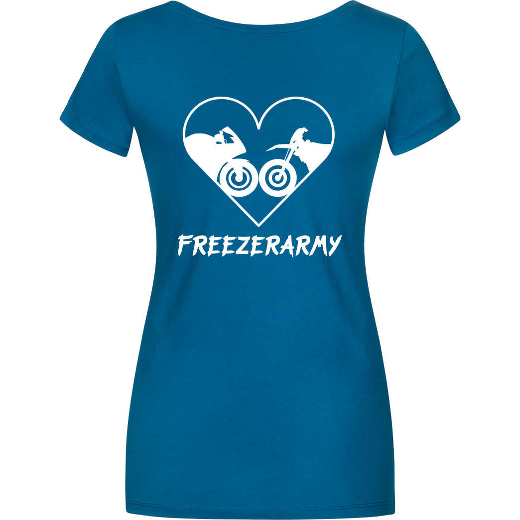 FreezerArmy FreezerArmy - SuperMoto T-Shirt Damenshirt petrol