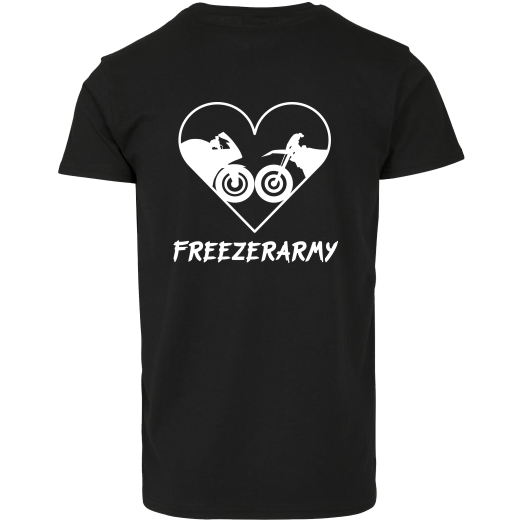 FreezerArmy FreezerArmy - SuperMoto T-Shirt Hausmarke T-Shirt  - Schwarz