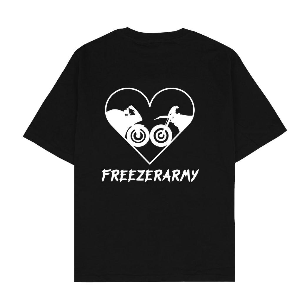 FreezerArmy FreezerArmy - SuperMoto T-Shirt Oversize T-Shirt - Schwarz