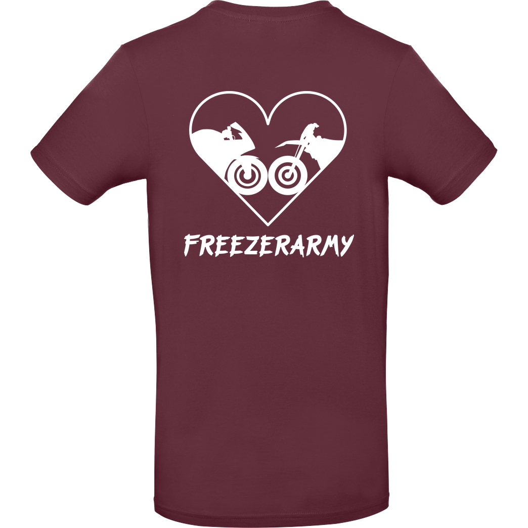 FreezerArmy FreezerArmy - SuperSportler T-Shirt B&C EXACT 190 - Bordeaux