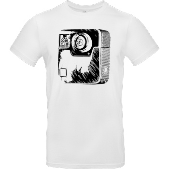 FilmenLernen.de Fusion T-Shirt B&C EXACT 190 - Weiß