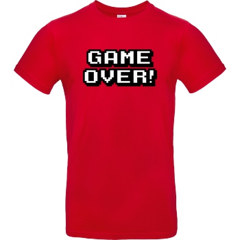 bjin94 Game Over T-Shirt B&C EXACT 190 - Rot