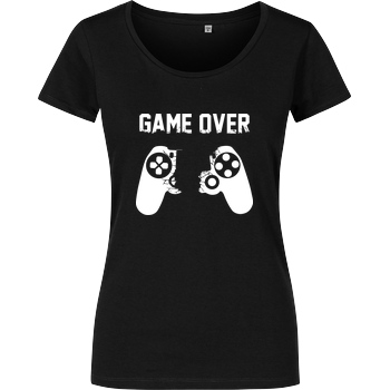 bjin94 Game Over v1 T-Shirt Damenshirt schwarz