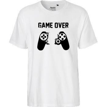 bjin94 Game Over v1 T-Shirt Fairtrade T-Shirt - weiß