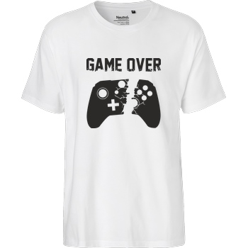 bjin94 Game Over v2 T-Shirt Fairtrade T-Shirt - weiß