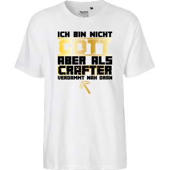bjin94 Gamer Gott - MC Edition T-Shirt Fairtrade T-Shirt - weiß
