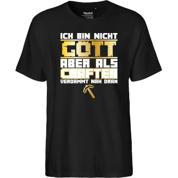 bjin94 Gamer Gott - MC Edition T-Shirt Fairtrade T-Shirt - schwarz