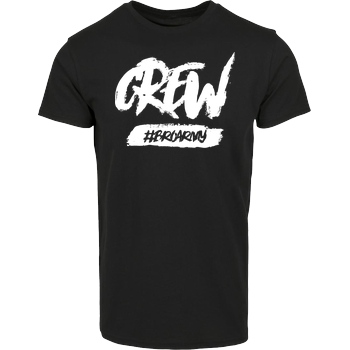 GamerBrother GamerBrother - Crew-Shirt - BroArmy T-Shirt Hausmarke T-Shirt  - Schwarz