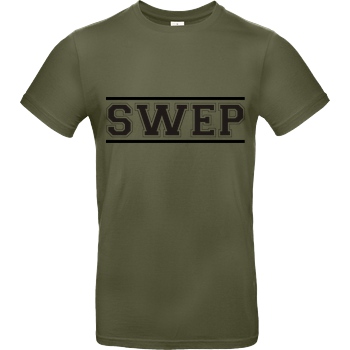 Gamerklinik Gamerklinik - SWEP College schwarz T-Shirt B&C EXACT 190 - Khaki