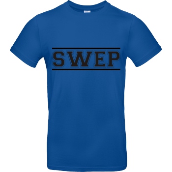 Gamerklinik Gamerklinik - SWEP College schwarz T-Shirt B&C EXACT 190 - Royal