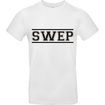 Gamerklinik Gamerklinik - SWEP College schwarz T-Shirt B&C EXACT 190 - Weiß