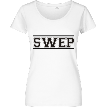 Gamerklinik - SWEP College schwarz Damenshirt weiss