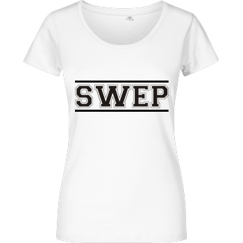Gamerklinik Gamerklinik - SWEP College schwarz T-Shirt Damenshirt weiss