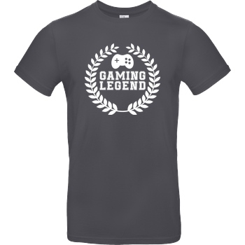 bjin94 Gaming Legend T-Shirt B&C EXACT 190 - Dark Grey