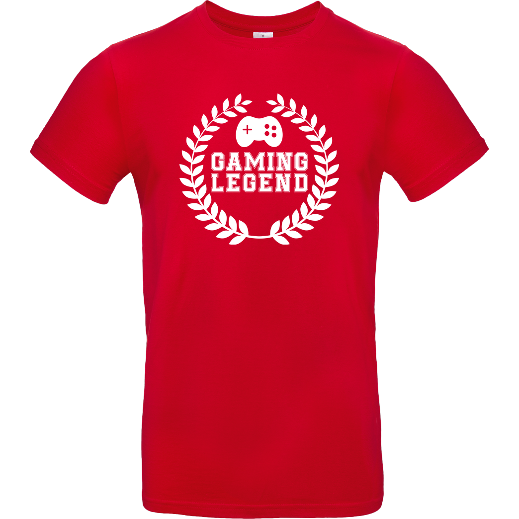 bjin94 Gaming Legend T-Shirt B&C EXACT 190 - Rot