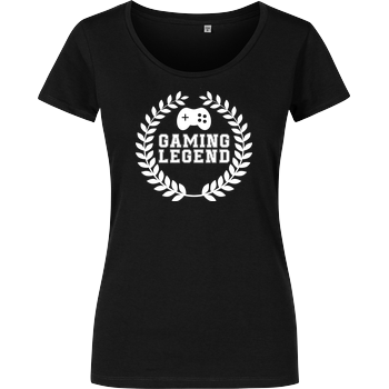 Gaming Legend Damenshirt schwarz