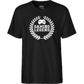 bjin94 Gaming Legend T-Shirt Fairtrade T-Shirt - schwarz