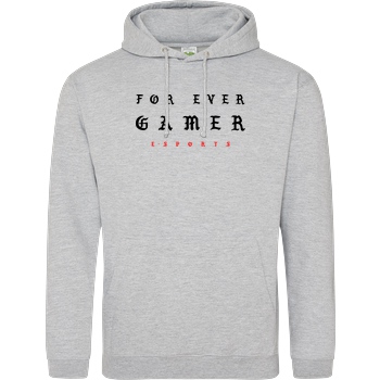 None Geezy - For Ever Gamer Sweatshirt JH Hoodie - Heather Grey