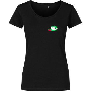 GermiBoi GermiBoi - Cap Classic T-Shirt Damenshirt schwarz