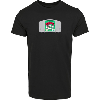 GermiBoi GermiBoi - Cartridge Konsole Groß T-Shirt Hausmarke T-Shirt  - Schwarz