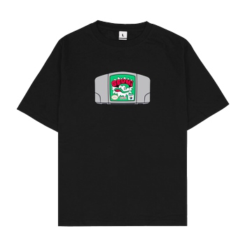 GermiBoi GermiBoi - Cartridge Konsole Groß T-Shirt Oversize T-Shirt - Schwarz